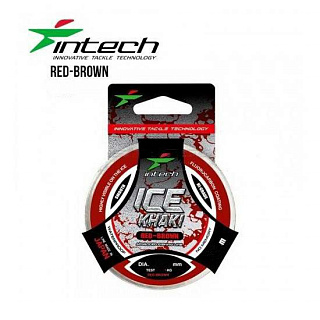 Леска Intech Ice Khaki 50m red-brown 0.185мм/2.9кг
