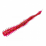 Мягкая приманка MICROKILLER червь 53мм Малиновый Флюо - фото 1