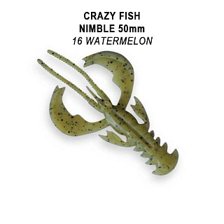 Мягкая приманка Crazy Fish Nimble плавающая 3.2&quot; 72-80-16-6-F