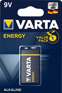 Элемент питания Varta 4122.229.411 Energy 6LR61/F22