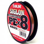 Шнур плетёный SUNLINE &quot;SIGLON  PEx8&quot; Multicolor 5C 150m #1.2/20lb 9.2kg - фото 1