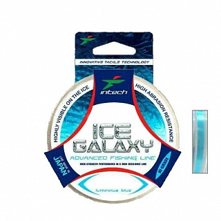 Леска Intech Ice Galaxy 50m голубая 0.095мм/0.73кг