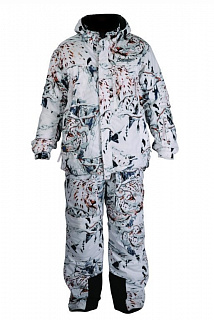Костюм охотничий  зим. TRACKER (куртка+брюки) цв. snow-leopard, р.XXL