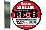 Шнур плетёный SUNLINE &quot;SIGLON  PEx8&quot; Dark Green 150m #0.6/10lb 4.5kg - фото 1