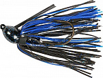 Бактейл STRIKE KING Pro-Glo Bitsy Bug mini jig 5.25 гр. (3/16 oz) цв. black/blue - фото 1