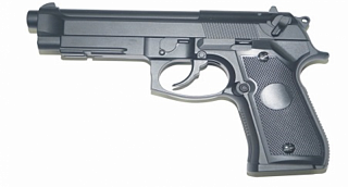 Пистолет пневм. Stalker SCM9P(аналог Beretta M9),к.6ммBB,12г CO2,пласт.корус,магазин 20шар,до 105м/с