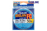 Леска флюорокарбон SUNLINE &quot;Siglon FC&quot; 50м Clear 0.180mm 2.2kg - фото 1