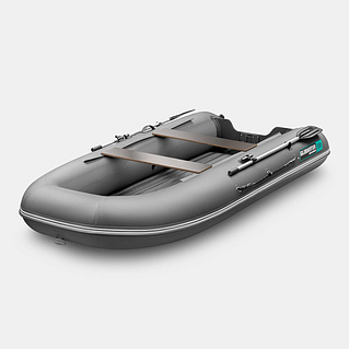 Надувная лодка GLADIATOR Е330S темно-серый