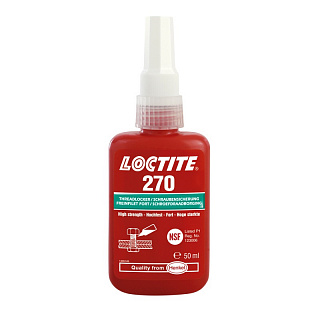 Фиксатор резьбовой высокой прочности Loctite 270 50мл (90798FL88400)