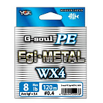 Шнур плетеный YGK G-soul PE EGI Metal WX4 120m #0.4-8lb  - фото 1
