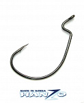 Крючок офсетный HANZO Offset worm Неavy BLN №5/0 (уп. 5 шт.) OWH-001-5/0-bln	 - фото 1