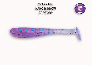 Мягкая приманка Crazy Fish Nano Minnow 1.6&quot;(40мм) 6-40-27-6