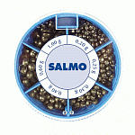 Грузила Salmo Пуля с трубочкой 6 секций, 2,0-5, гр. 085гр. набор - фото 1