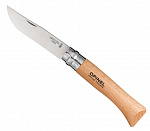 Нож складной OPINEL №10 VRI Tradition Inox  (нерж. сталь, рукоять бук, длина клинка 10 см) - фото 1