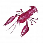 Мягкая приманка MICROKILLER Рачок 40мм Фиолетовый - фото 1