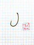 Крючок KOI &quot;HUMP BACK&quot;, размер 4 (INT), цвет OL, карповый (10 шт.) - фото 1