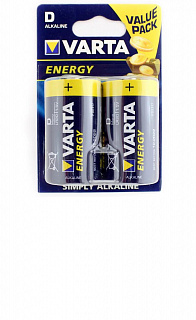 Батарейки Varta 4120.229.412 Energy LR20/373 BL2