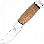 Нож Н88, сталь черный дамаск (У10А-7ХНМ) рукоять: текстолит, орех - фото 1
