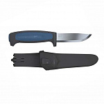 Нож MoraKniv Pro S, нержавеющая сталь, прорез. ручка с синей вставкой - фото 1