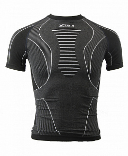 Футболка XTECH (SPYDER) круглый ворот (чёрный) L-XL