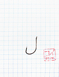 Крючок KOI &quot;KAIRYO HAN SURE-RING&quot;, размер 12 (INT)/2 (AS), цвет BN (10 шт.) - фото 1