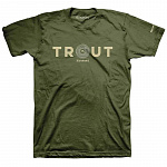 Футболка Simms Reel Trout T-Shirt, Military, S - фото 1